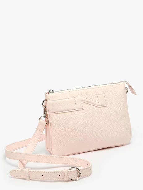Cross Body Tas Milano Leder Nathan baume Roze n city 3 ander zicht 2